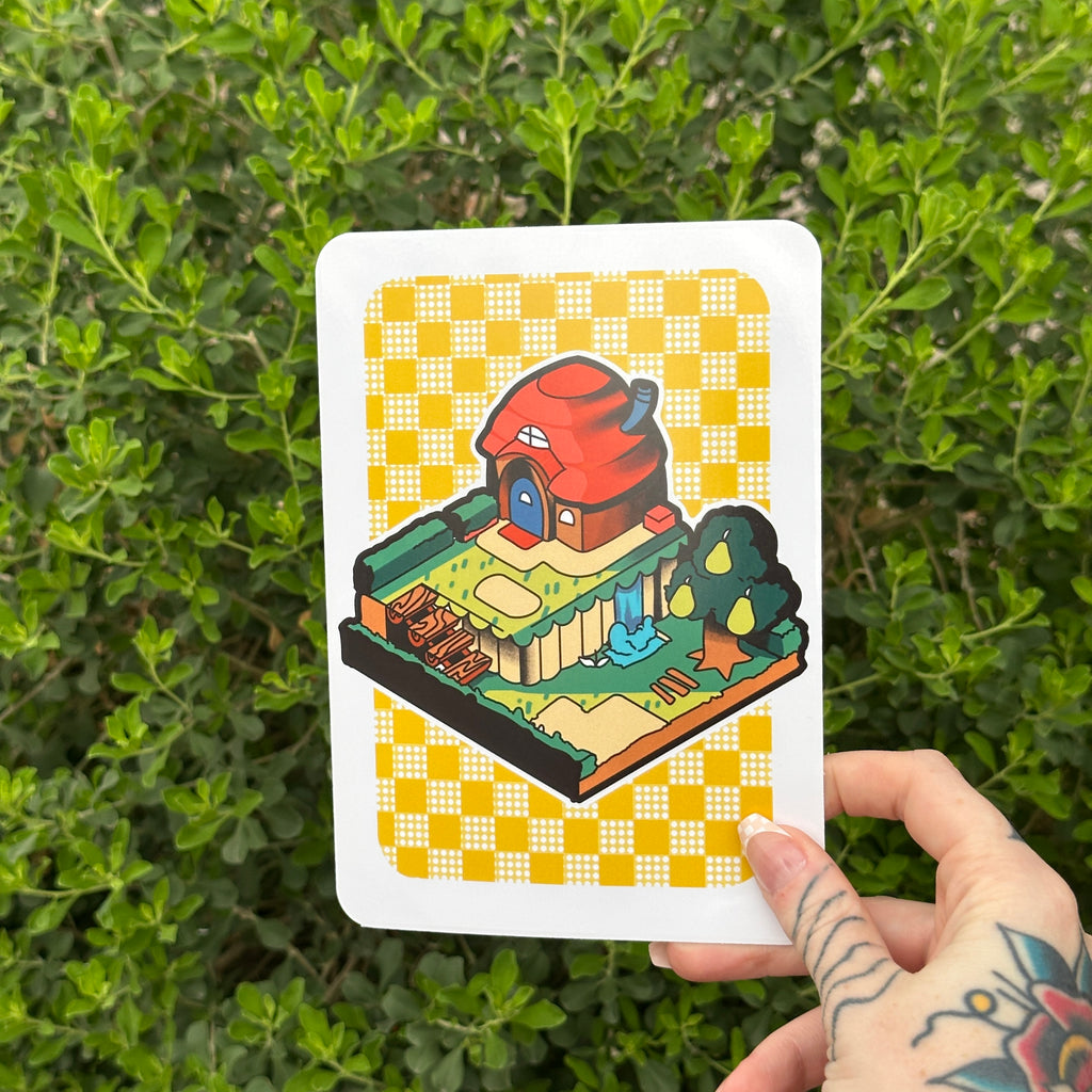 Feel good Island- Animal Crossing 5x7