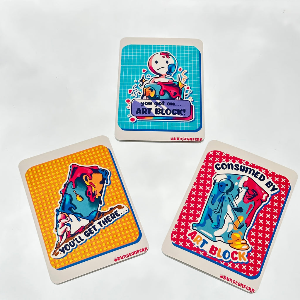 Art block 5x7 set of 3