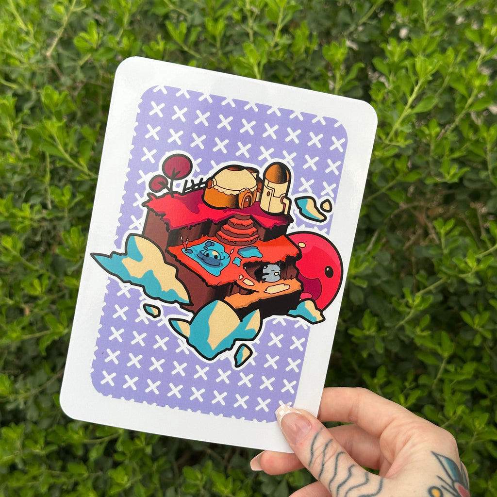 Slime ranchin’ island 5x7 Print