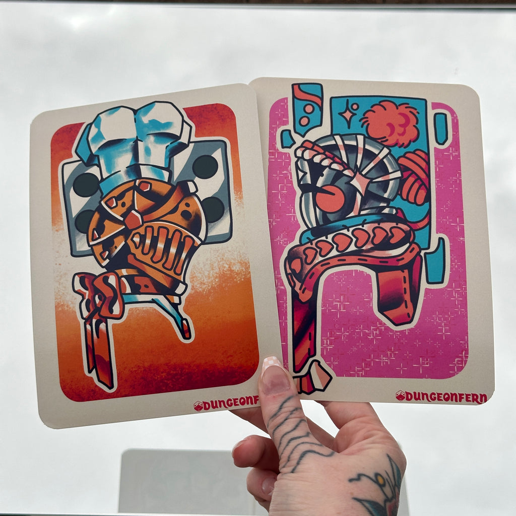 Knights 5x7 Set of 2